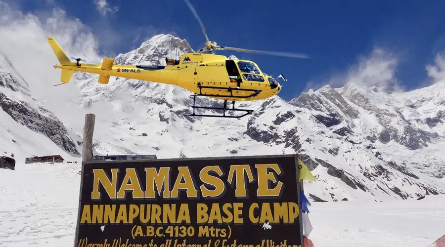 Annapurna Base Camp Helicopter Tour in Nepal | Cost, Itinerary & Complete Guide 2026
