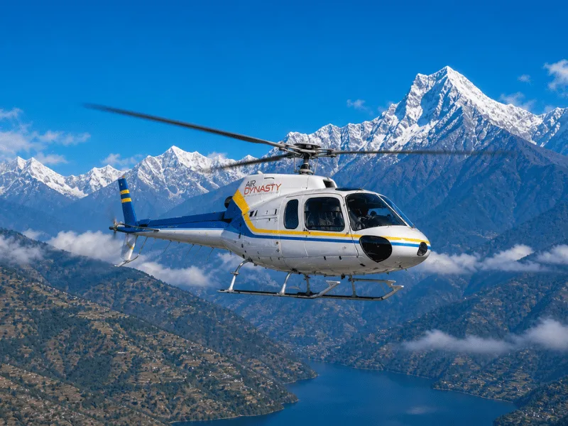 Pheriche to Kathmandu Helicopter Flight helicopter tour in Nepal